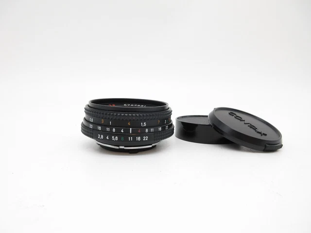 Contax Yashica C/Y Carl Zeiss Tessar 2,8/45 red T* Objektiv  *fast neuwertig*
