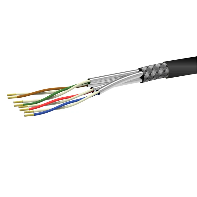 CAT 7 Erdkabel Verlegekabel Netzwerkkabel Schwarz Outdoor UV Außenberich PE