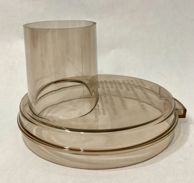 CUISINART DLC10E FOOD Processor Lid Cover Amber Replacement Part CFP4