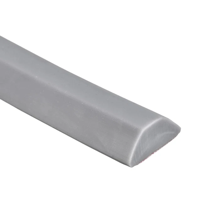 66.93"x1.02"x0.47" Collapsible Shower Water Barrier for Kitchen, Grey