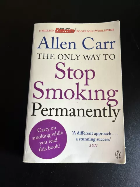 The Only Way to Stop Smoking Permanently, Allen Carr, Paperback - Used Book