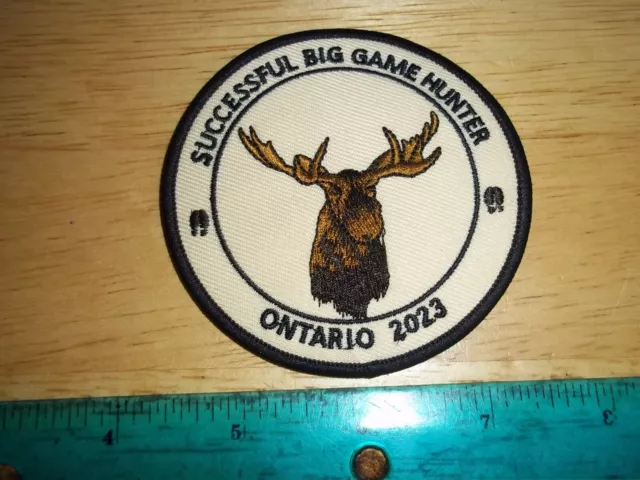 Ontario 2023 Big Game Hunter Hats For Hides Moose Patch Bear Deer Hunting Mnr