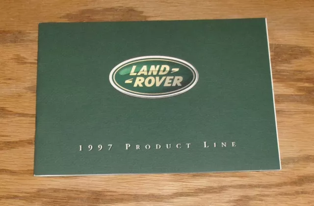 Original 1997 Land Rover Full Line Sales Brochure 97 Range Discovery Defender 90