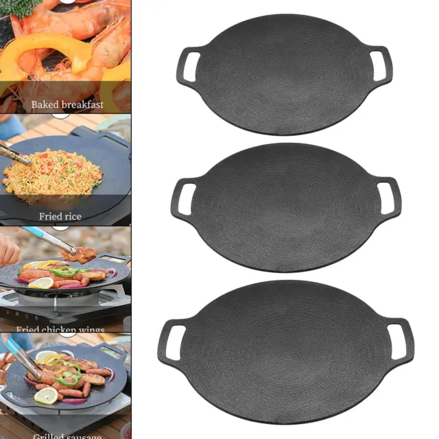 ,Cookware, Korean Style, Portable  Iron, Lightweight Durable Bakeware, Griddle