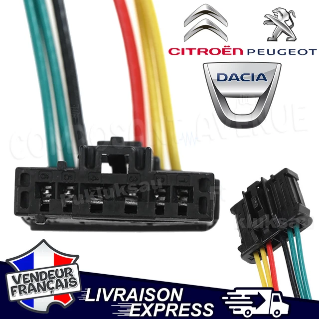Kit Connecteur Réparation Feux Arrière Peugeot 207 307 308 Citroën C2 C3 C4 - 6 Broches + 14 Bornes
