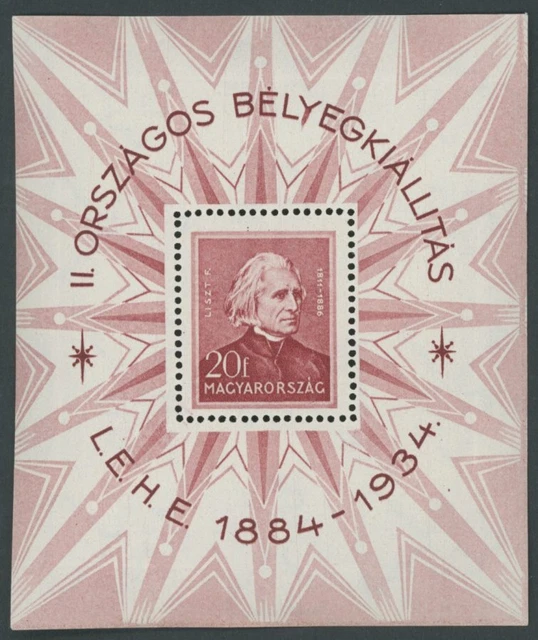 1934, Bl. Liszt, Pracht, Mi. 170.-