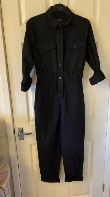 Karen Millen Black Jumpsuit, Size 0 UK Size 6-8