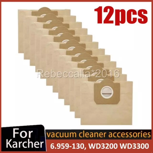 10X Dust Bag 2X Filter For KARCHER WD3 Premium WD 3,300 M WD 3,200 WD3.500  P 6,959-130 Vacuum Cleaner