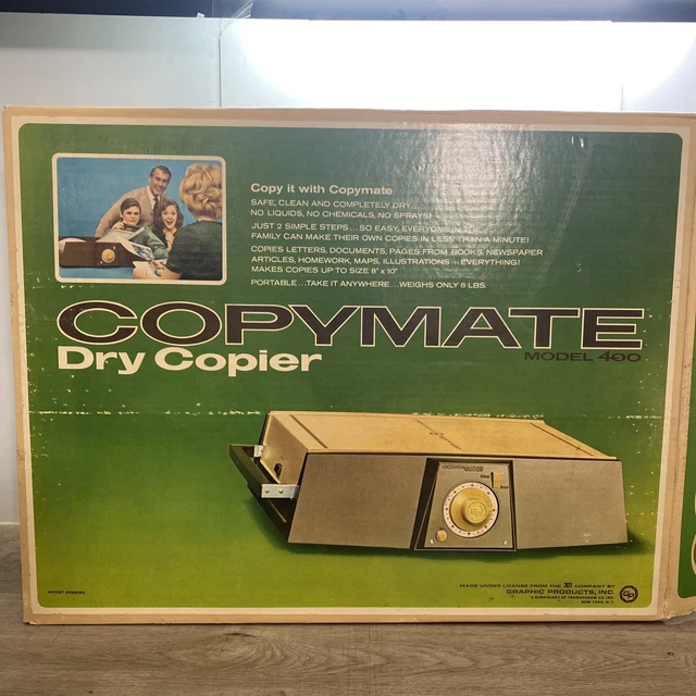Vintage Copymate Model 400 Dry Copier
