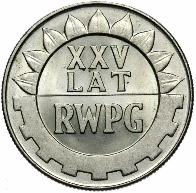 Polen - PRL - Münze - 20 Zlotych 1974 - 25 Jahre RWPG - Wirtschaftshilfe