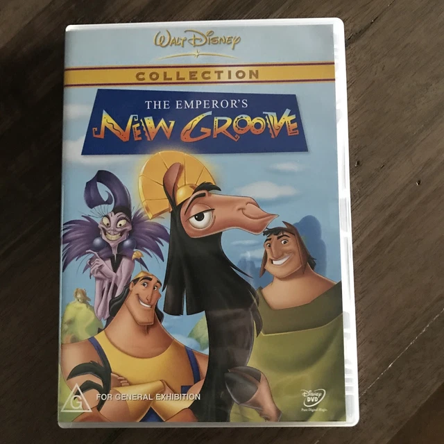 THE EMPEROR'S NEW Groove DVD Cartoon Animated Disney Kids Family R4 EUR ...
