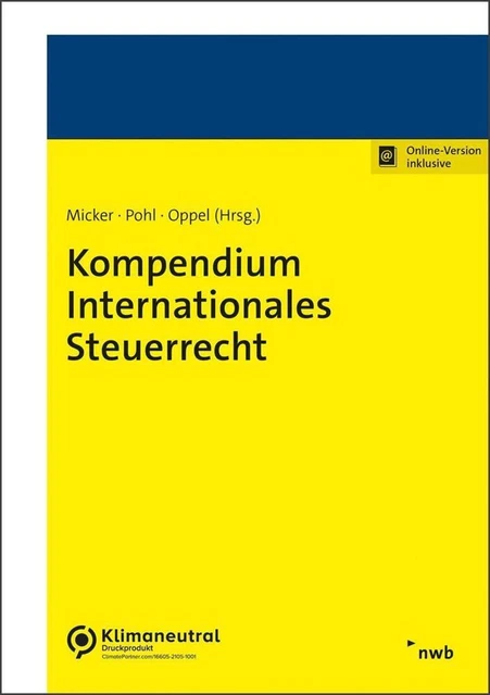 Kompendium Internationales Steuerrecht - 9783482672811 DHL-Versand PORTOFREI