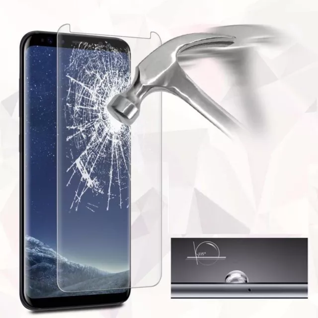 2x Samsung S9 Schutzglas Echt Glas 9H 3D Curved Full 10D Glasfolie Hartglas 3