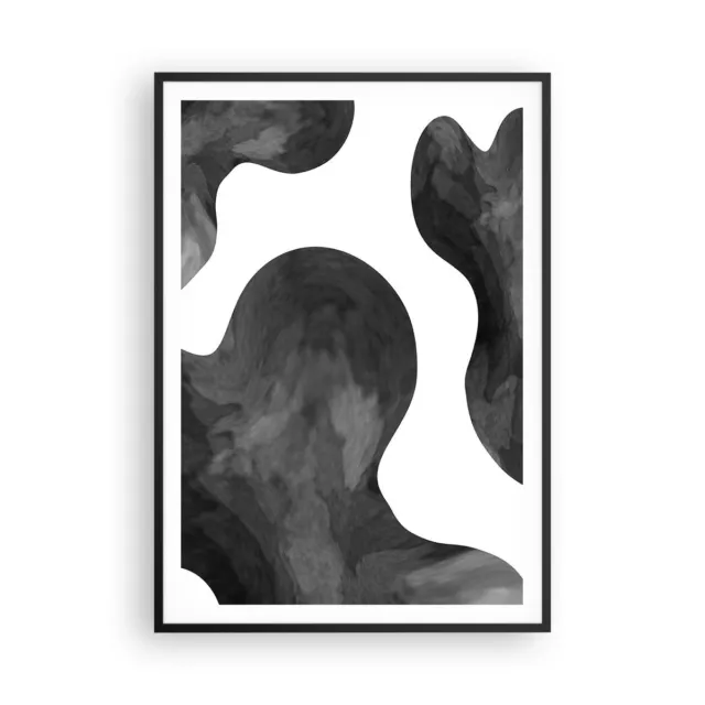 Wandbilder 70x100cm Poster Abstraktion Form Figur Wandposter Bilder Art Wanddeko