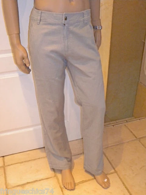 Pantalon Chino KANABEACH Skwalitch Taille 44 (tour 34") Marron - Neuf Avec étiquettes, Valeur 79€