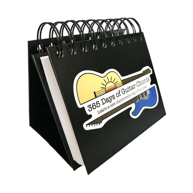 365 DAYS GUITAR Chords Calendar 2023 Guitar Chord PageADay Learning