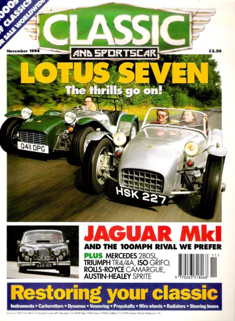 Classic & Sports Car Magazine November 1994