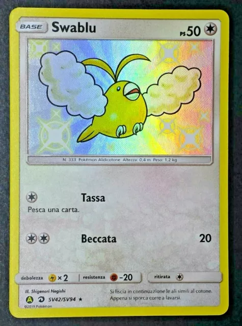 Pokemon - SV32/SV94 CELESTEELA Baby Shiny - Destino Sfuggente - ITA - MINT