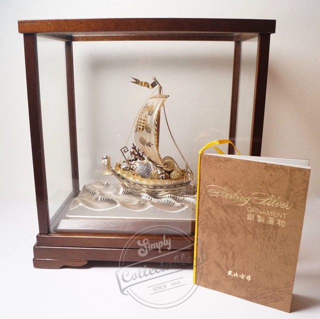 武比古 TAKEHIKO Clipper Ship 帆船 NO.7 純銀 シルバー999 船 額縁