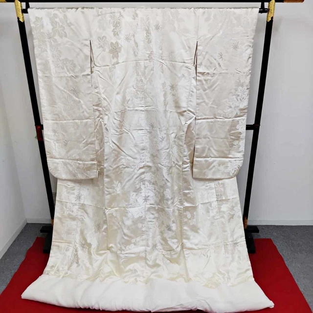 Japanese Kimono Uchikake Wedding Pure Silk  japan 870