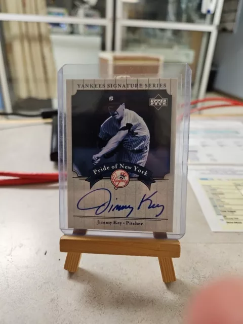 2003 Upper Deck Pride of New York Yankees Signature Series Jimmy Key Auto