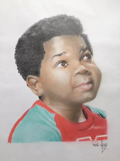 Gary Coleman - Diff’rent Strokes - Actor - Original Portrait Drawing