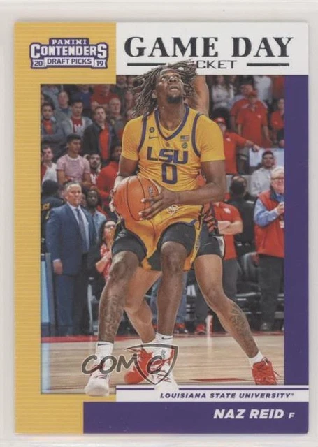 2019-20 Panini Contenders Draft Picks Game Day Tickets Naz Reid #24 Rookie RC