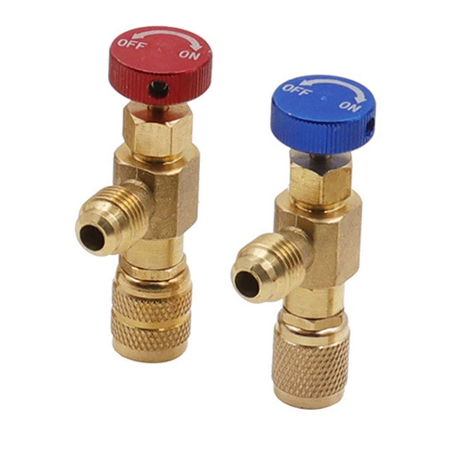 User Friendly Manual Air Conditioning Fluorine Valve Adapter R22R410 Connector