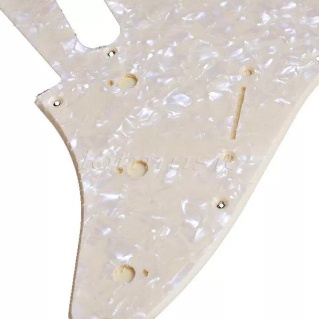 2pcs Yellow Pearl Guitar Pickguard Scratch Plate for Fender Strat Parts SSS 3