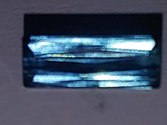 0,765 ct., tourmaline bleu indicolite, coupe ciseaux, 9 mm * 3,5 mm * 2,5 mm, parfait 2