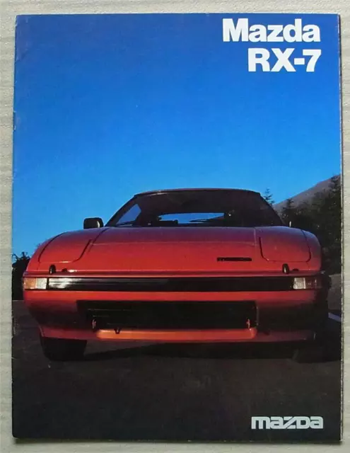 MAZDA RX-7 Car Sales Brochure 1981 GERMAN TEXT #CHD 181