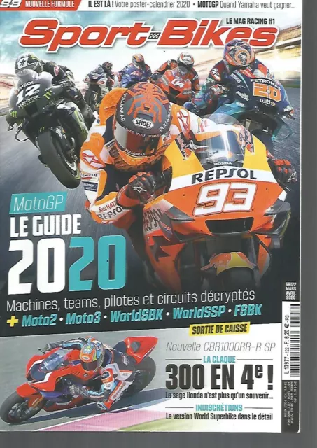 Sport Bikes N°122 Guide Moto Gp 2020 / Cbr 1000 Rr - R Sp / World Superbike