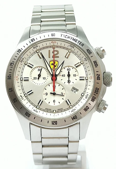 Orologio Ferrari Scuderia chronograph men watch stainless steel oversize swiss