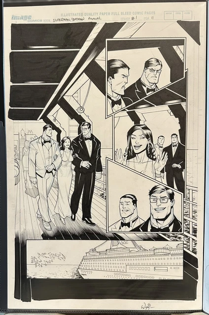 DC Comics Superman Batman Annual #1 Original Art OA Ryan Ottley Invincible
