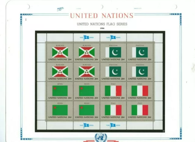 Collection Of UN Mint Nh Some Used Blocks Four 1951 Topicals flag sheet M-80