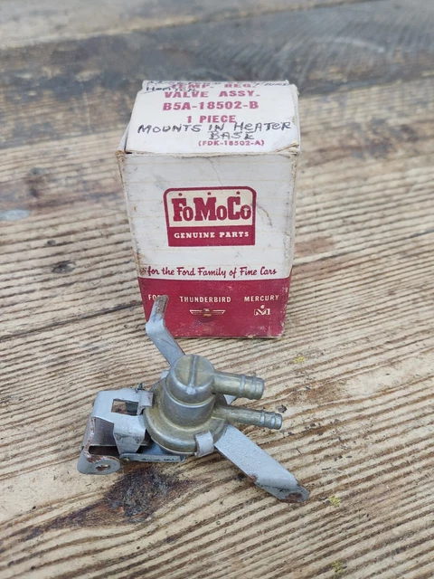 Nos 1952 1956 Ford Mercury 1955 1957 Thunderbird Heater Control Valve B5A-18502B
