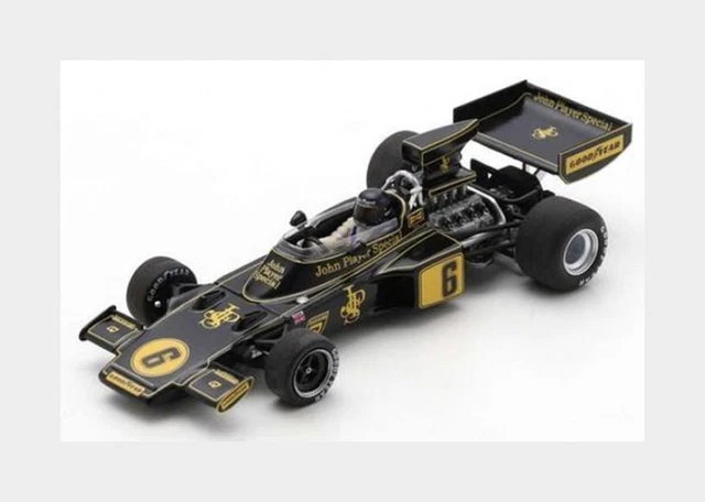1:43 SPARK Lotus F1 72E #6 2Nd Spain Gp 1975 J.Ickx Black Gold S7297