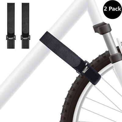 6 PCS REGOLABILE BICICLETTA RUOTA Stabilizzatore BIKE POSTERIORE RACK straps 