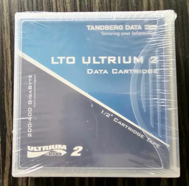 Tandberg LTO2 Ultrium Data Cartridge 400GB   Datenkassette neu ovp