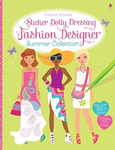 Sticker Dolly Dressing Fashion Designer Summer Collection (Usbo... by Fiona Watt