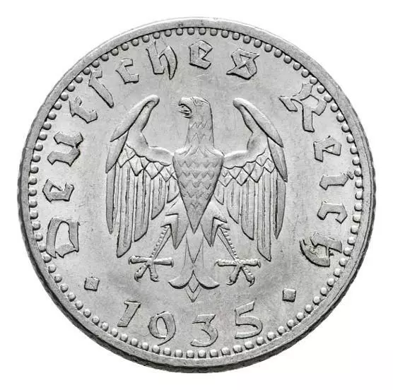 MGS DRITTES REICH 50 Reichspfennig 1935 A stgl