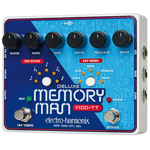 Effektgerät E-Gitarre Electro Harmonix Deluxe Memory Man 1100 TT Effektgerät Eff