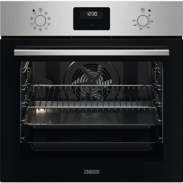 Zanussi ZOHKD3X2 - Insert à Bois / Four - Inox Avec contre Empreintes Digitales