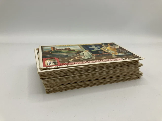 Blocco Carte Liebig /Lavazza, 70 Figurine Miste . Anni Vari , Serie Varie