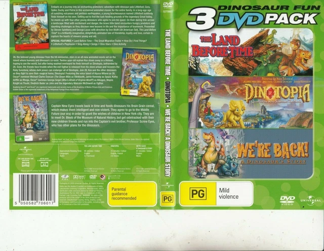 THE LAND BEFORE Time-1988/Dinotopia/We're back A Dinosaur's Story