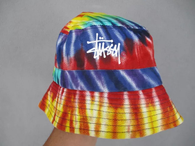 Stussy rainbow cheap bucket hat
