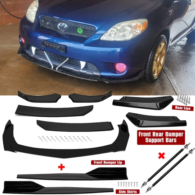 For Toyota Highlander Front Rear Bumper Lip Spoiler Splitter Body Kit Side Skirt
