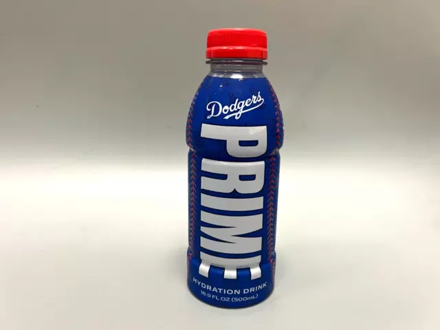 NEW ! RARE Blue LA Dodgers Prime Hydration Drink 16.9 FL OZ x 1 Limited Edition