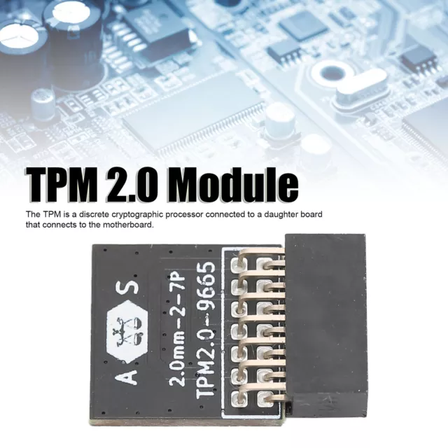 TPM 2.0 Module LPC 14pin Tpm 2.0 Remote Card Encryption Security Module For OBF