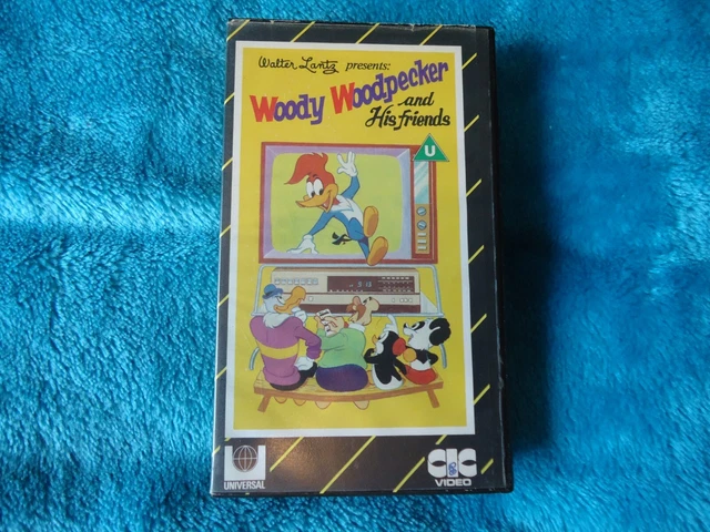 Vintage Vhs Video Tape Woody Woodpecker His Friends Rare 4 99 Vintage Vhs Video Tape Woody Woodpecker His Friends Rare 4 99